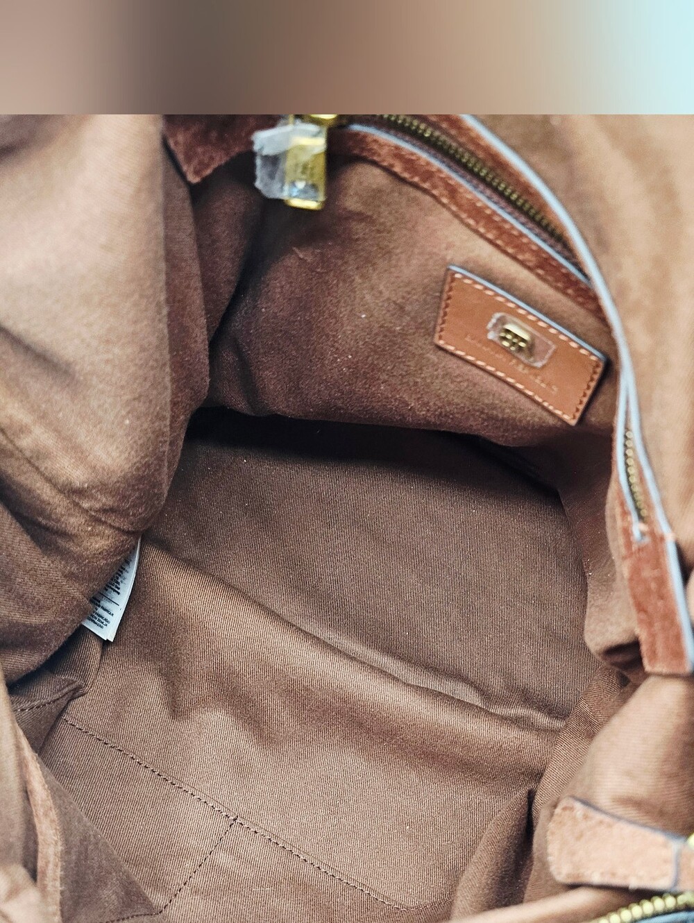 Banana Republic Cognac Suede Leather Hobo Bag - Picture 6 of 14